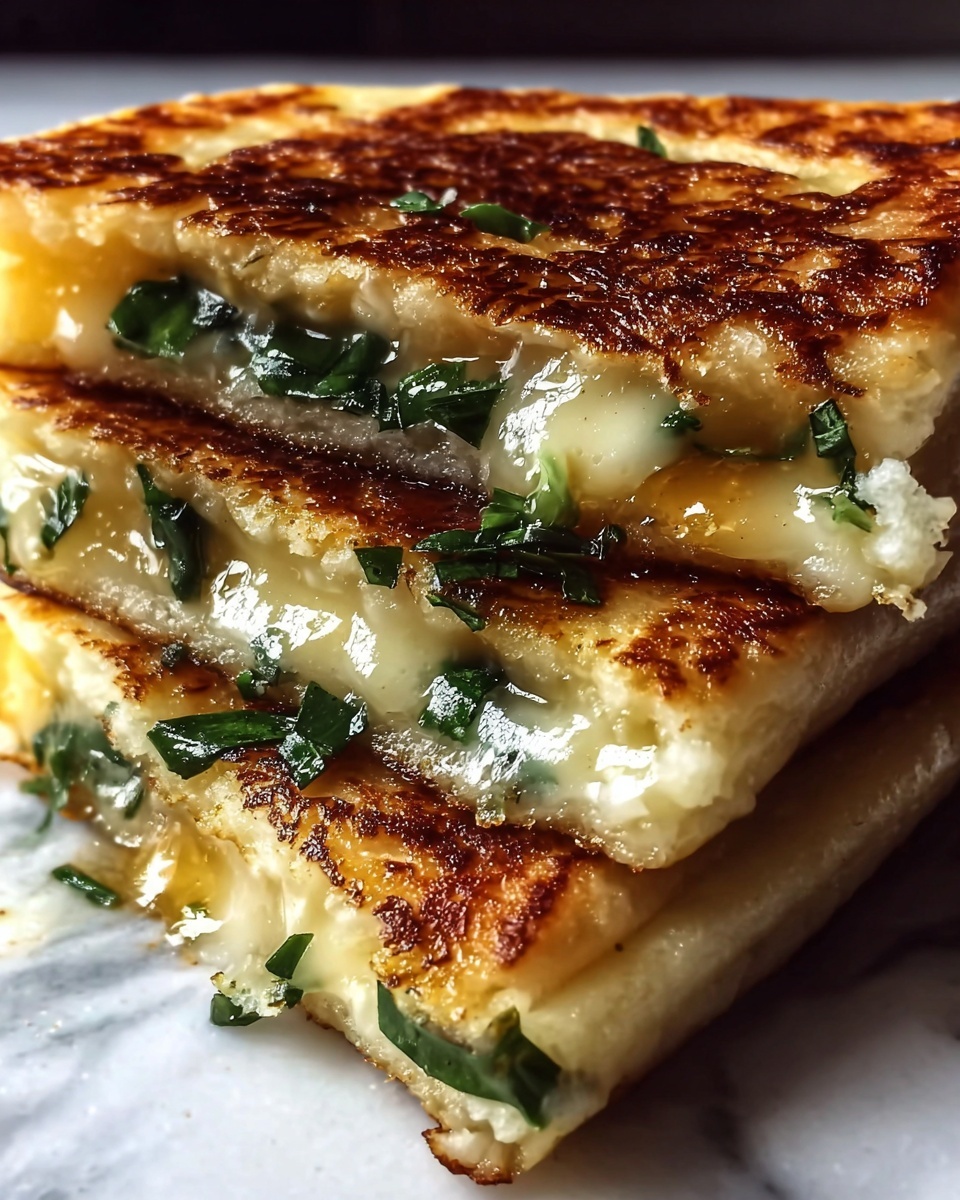 BEC Scallion Pancake Breakfast Sandwich Recipe - Recipe Image
