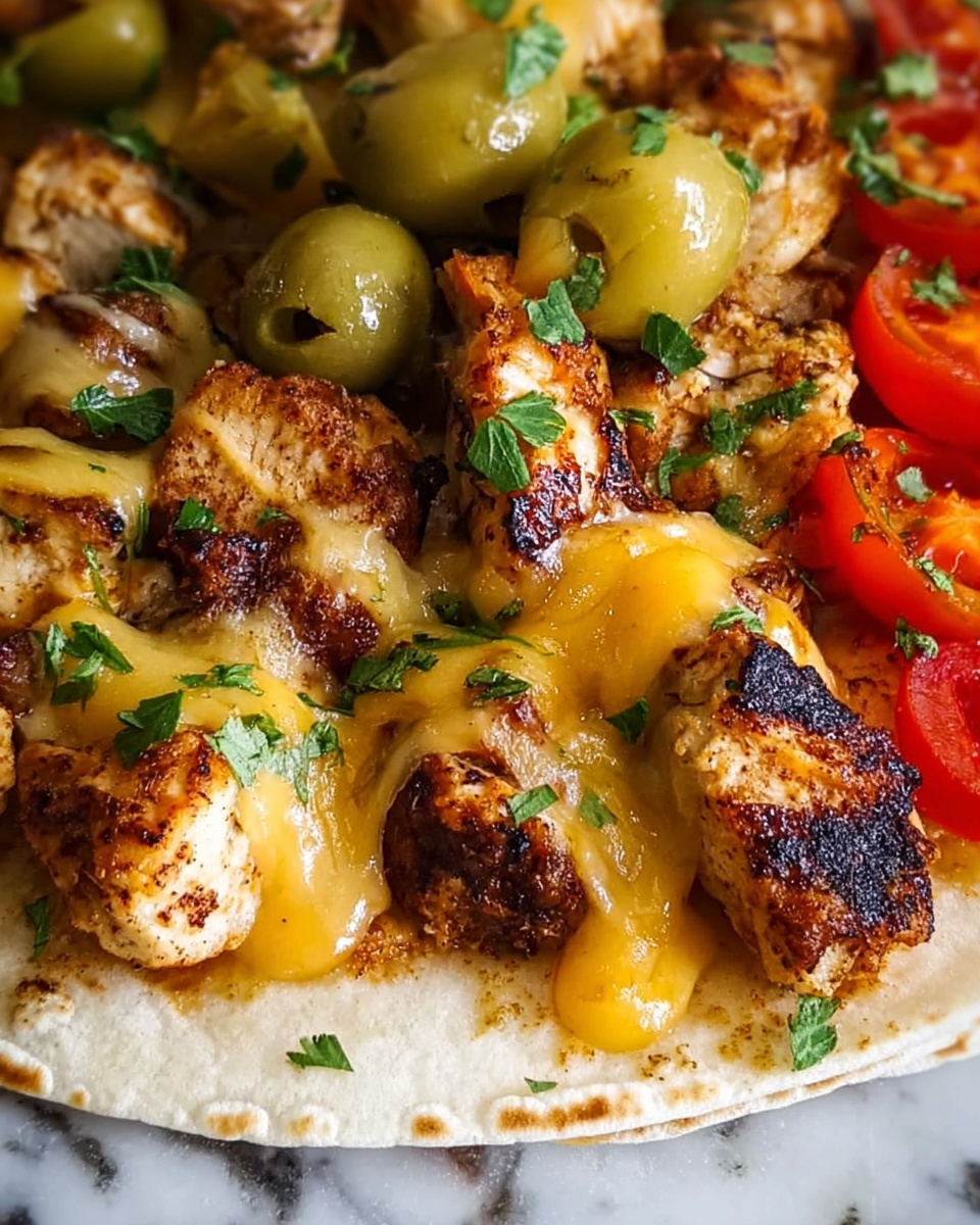 Chicken Fajita Melts Recipe - Recipe Image