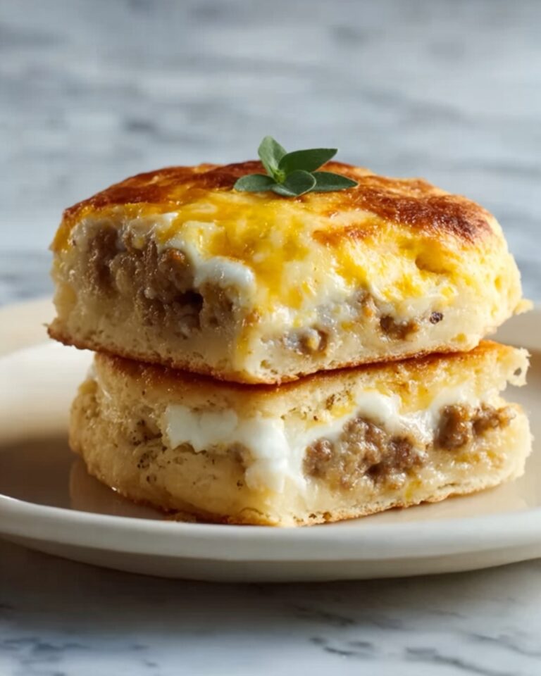 Irresistible Butter Swim Biscuits with Sausage and Cheddar Recipe