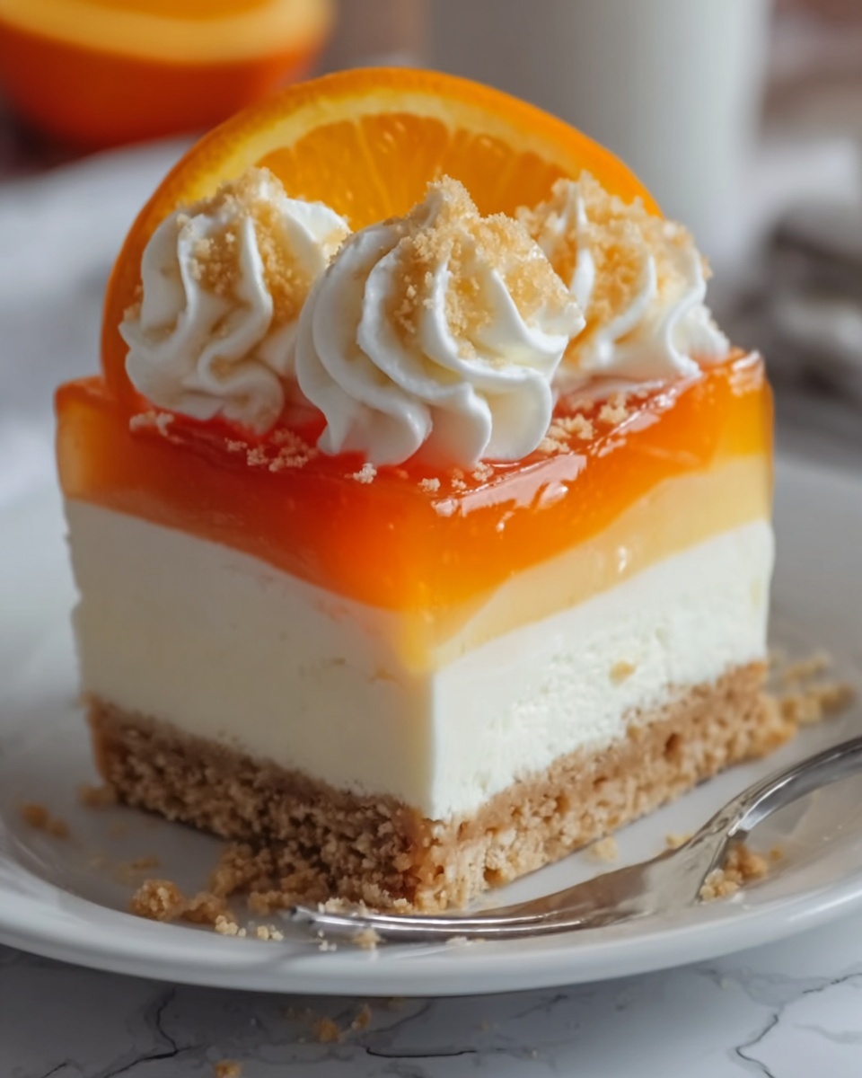 A Slice of Sunshine: Orange Cream Cheesecake Recipe - Recipe Image