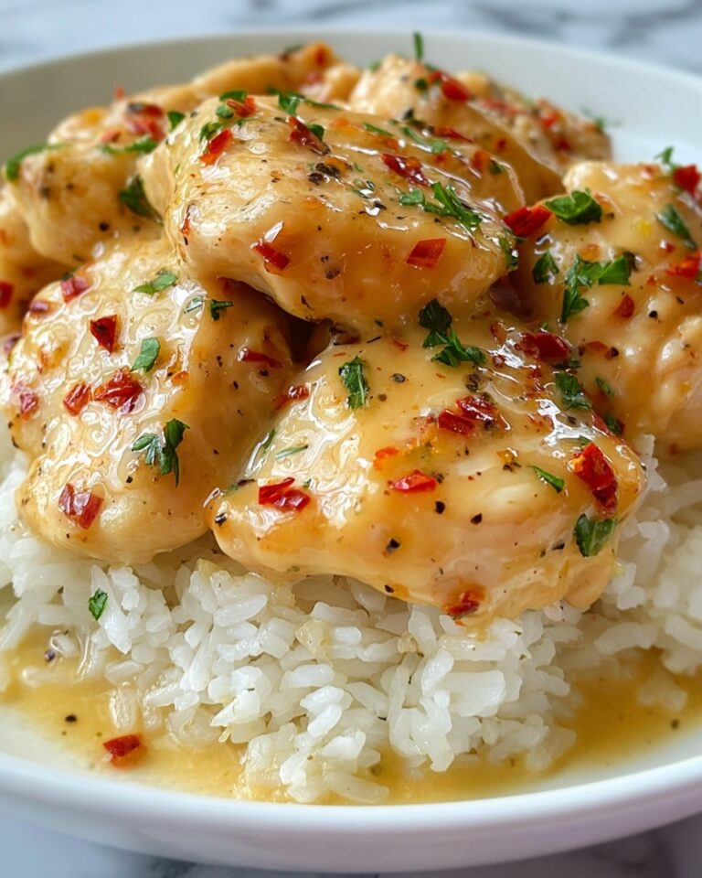 Chicken Scampi with Creamy Garlic Parmesan Rice Recipe