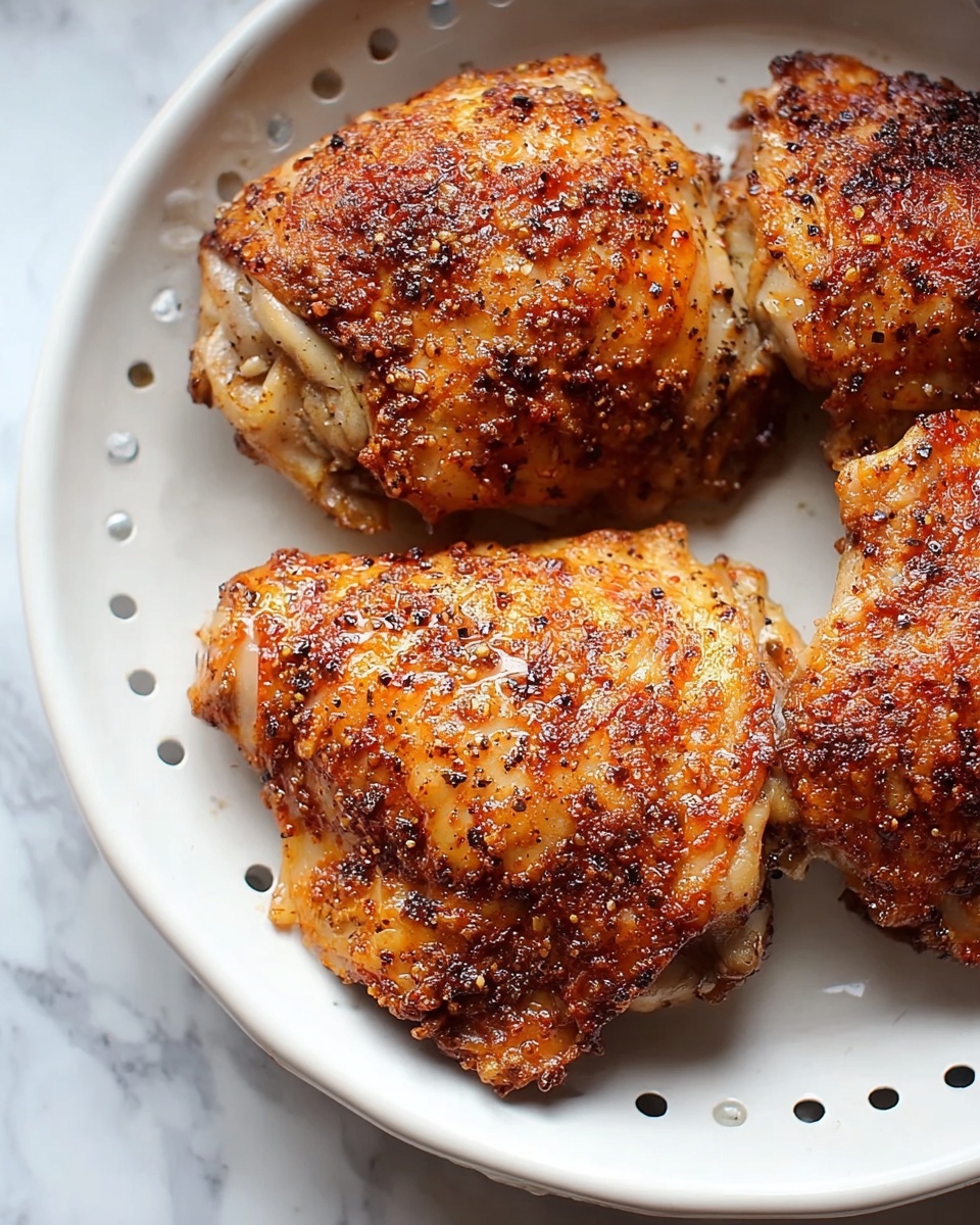 Air Fryer Chicken Thighs Recipe - Recipe Image