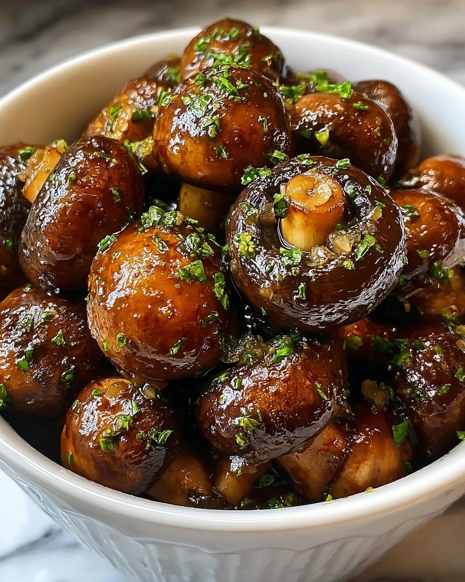 Roasted Mushrooms with Garlic, Balsamic, and Thyme Recipe - Recipe Image