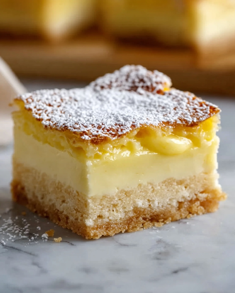 No-Bake Custard Slice Recipe - Recipe Image