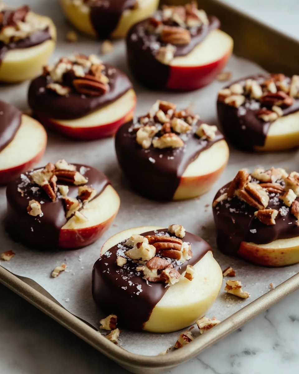 Chocolate Turtle Apple Slices Recipe - Recipe Image