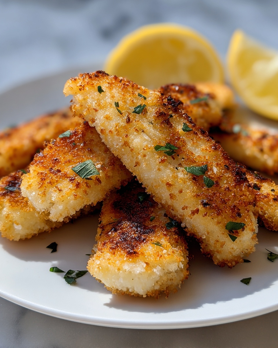 Lemon Garlic Parmesan Chicken Tenders Recipe - Recipe Image
