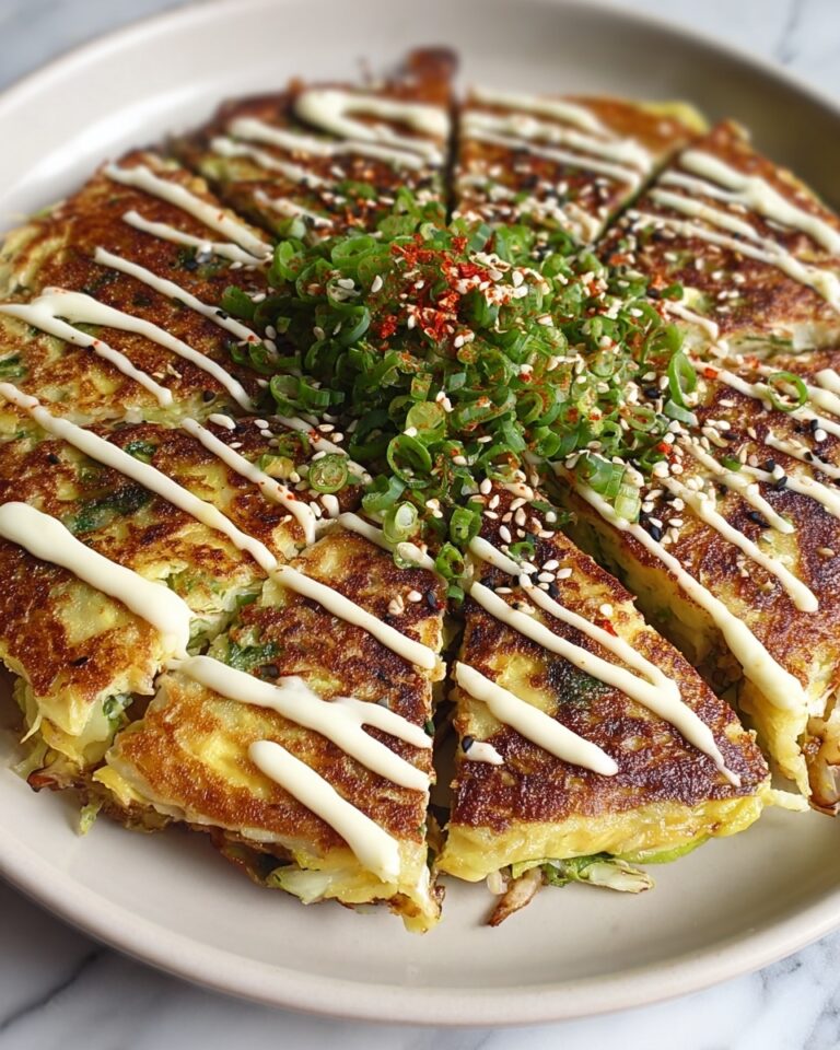 Okonomiyaki: Japanese Cabbage Pancake Recipe