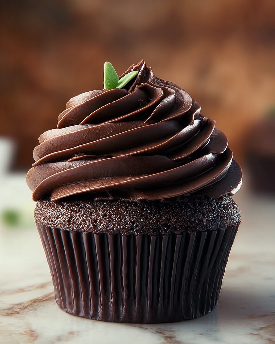 Double Chocolate Cupcakes Recipe - Recipe Image