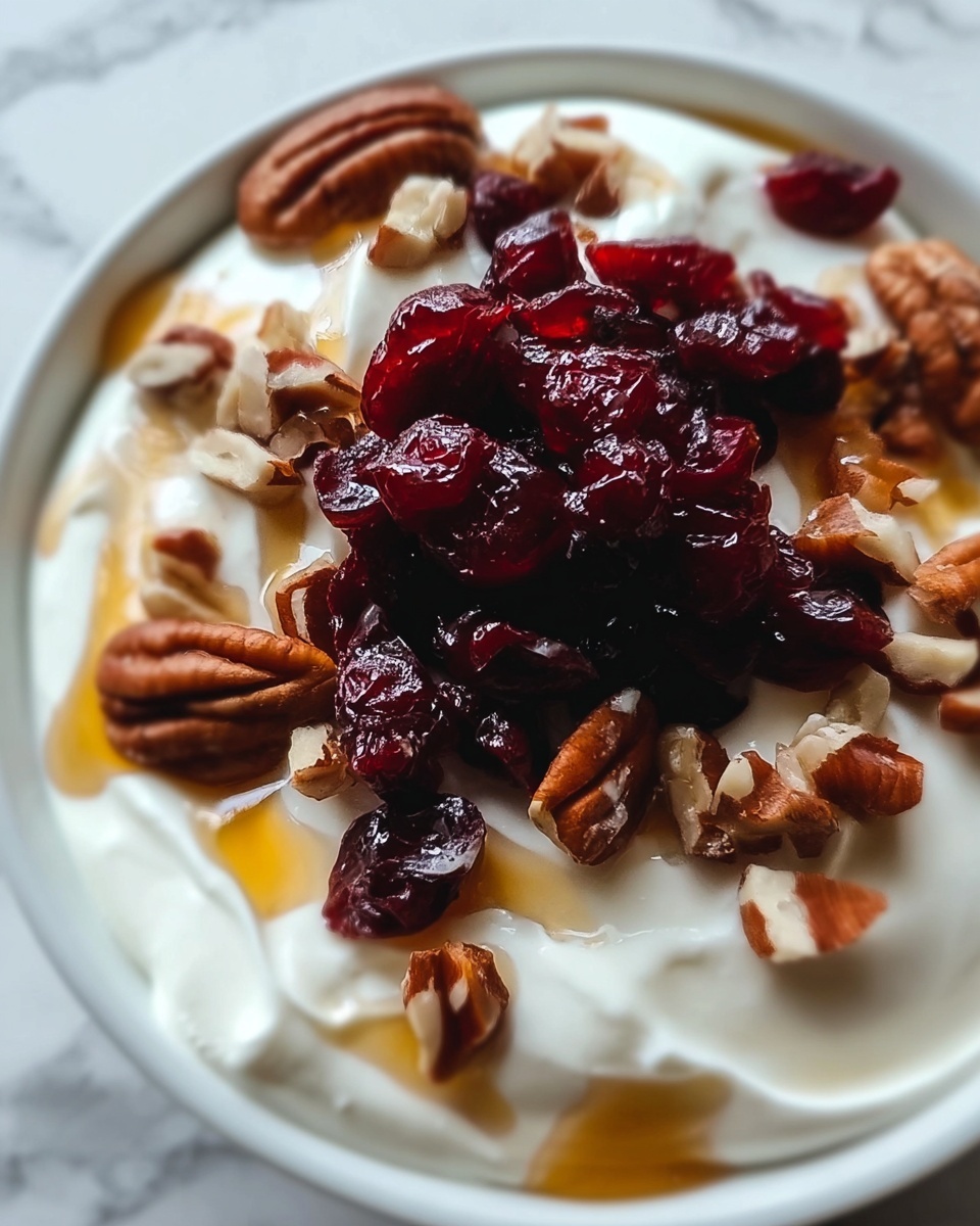 Whipped Goat Cheese with Cranberries and Candied Pecans Recipe - Recipe Image