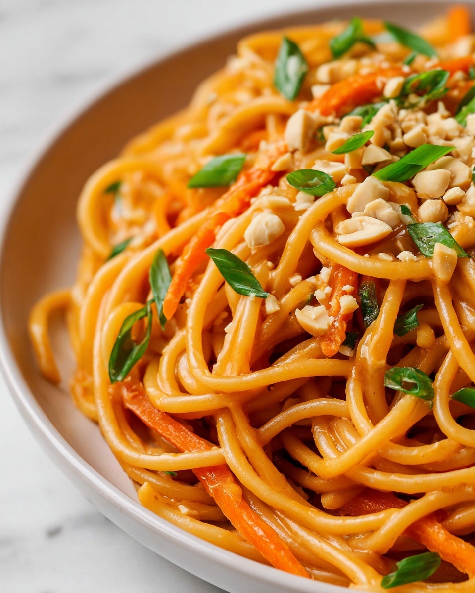 Creamy Peanut Noodles Recipe - Recipe Image