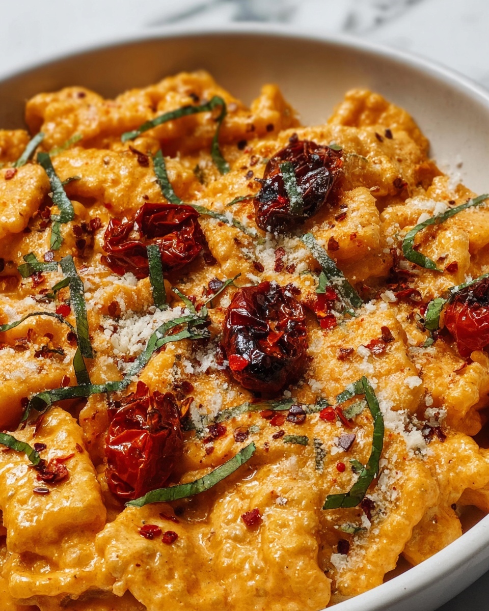 Spicy Tomato Garlic Confit Pasta Recipe - Recipe Image
