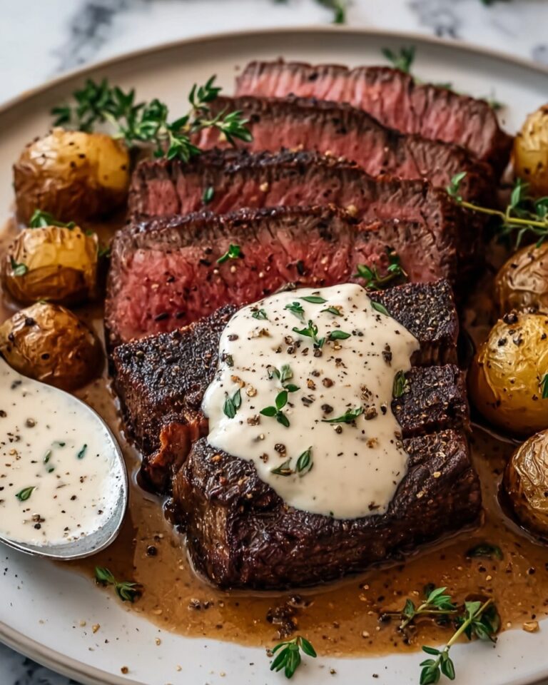 Roasted Beef Tenderloin with Creamy Horseradish Sauce Recipe