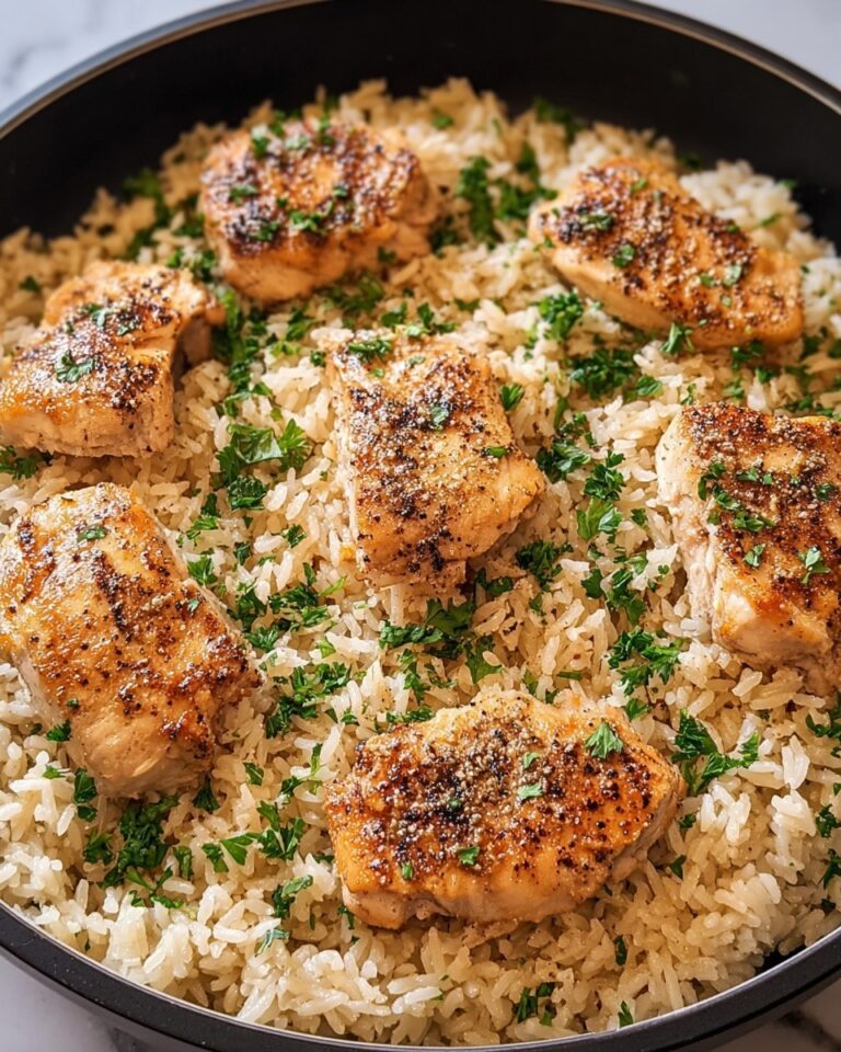 Chicken with Garlic Parmesan Rice Recipe