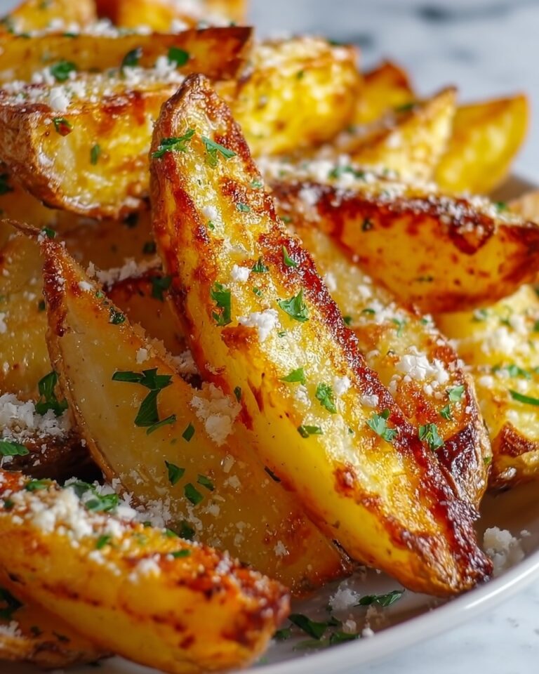 Baked Garlic Parmesan Fries Recipe