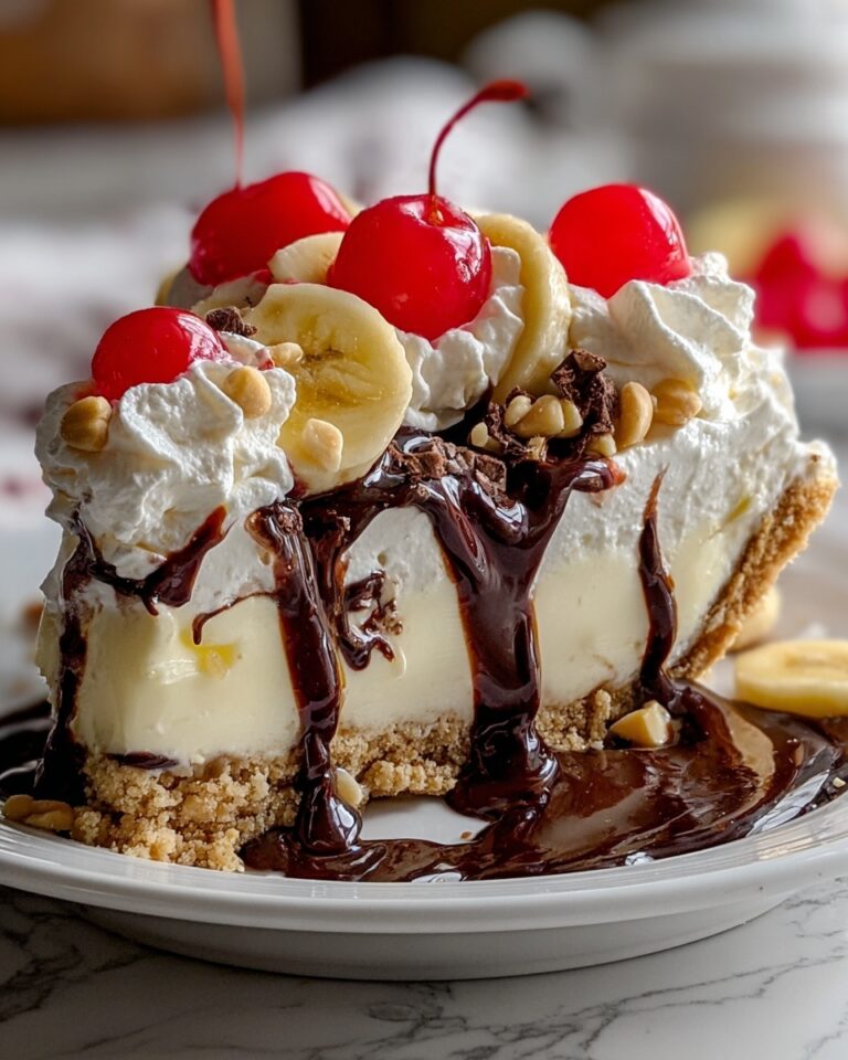 Heavenly No-Bake Banana Split Cheesecake Recipe