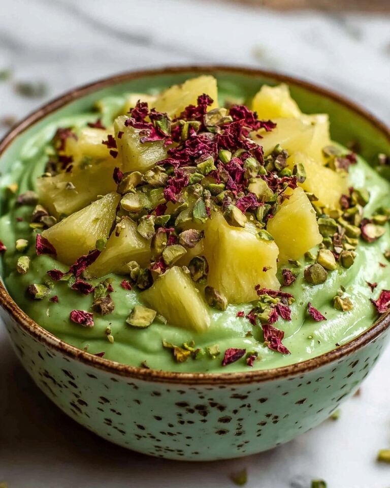 Fluffy Pistachio Pudding & Pineapple Delight Recipe