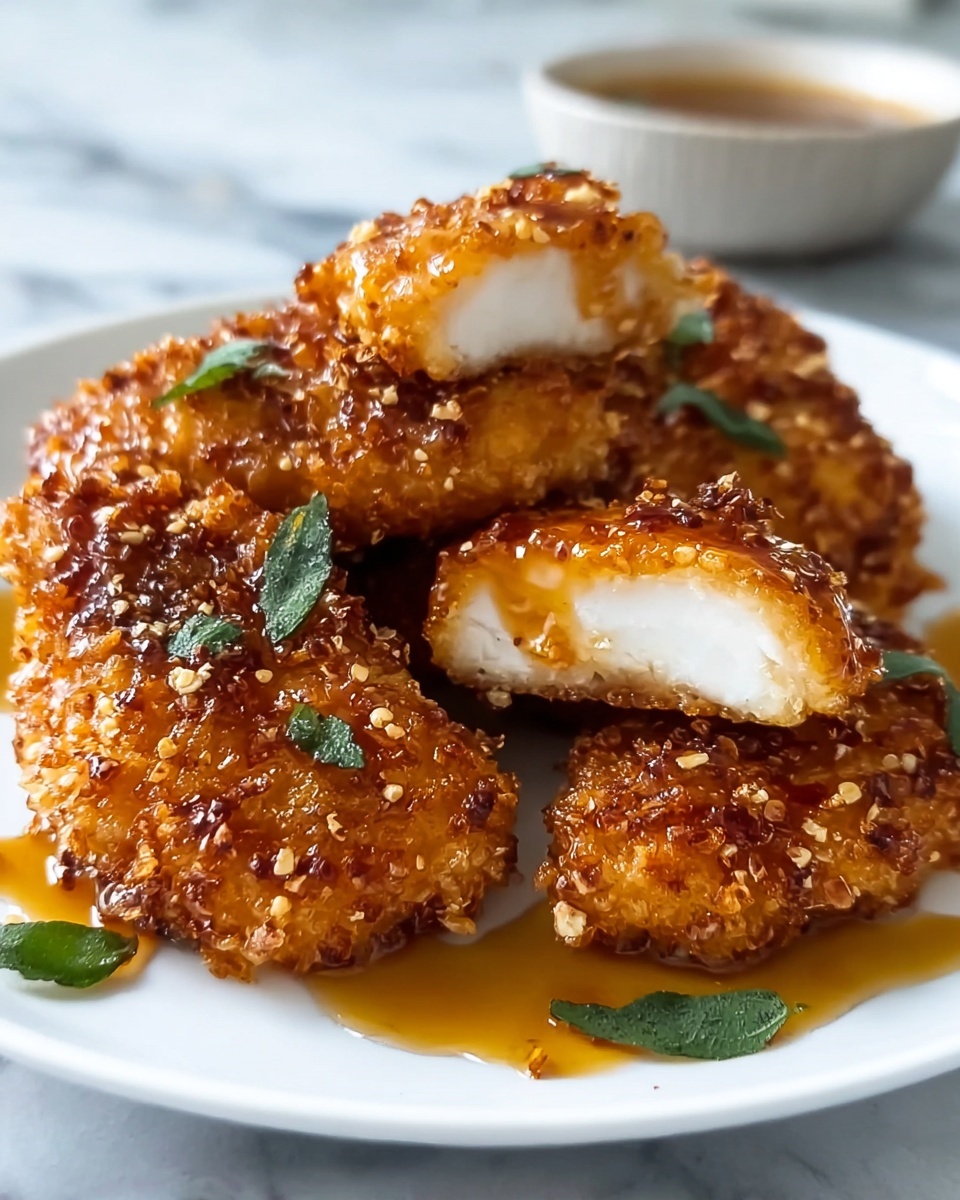 Air Fryer Honey Butter Garlic Chicken Tenders Recipe - Recipe Image