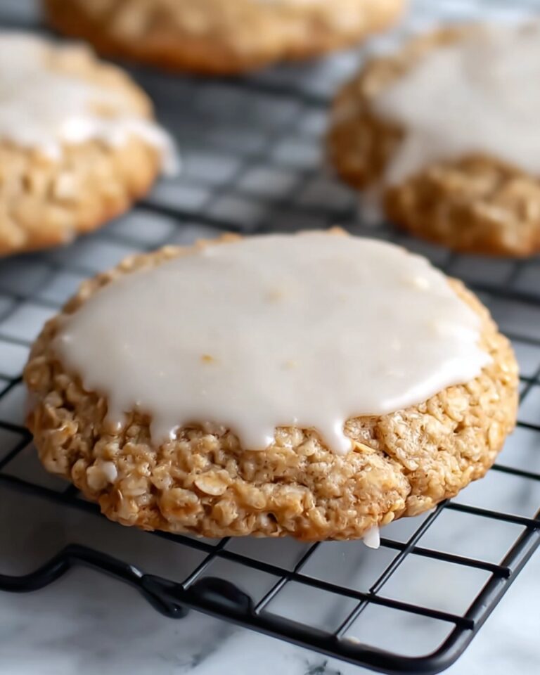 Iced Oatmeal Cookies Recipe