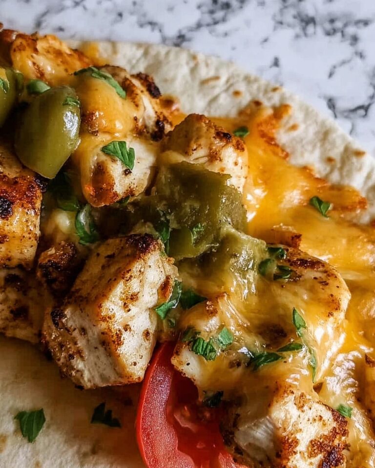 Chicken Fajita Melts Recipe