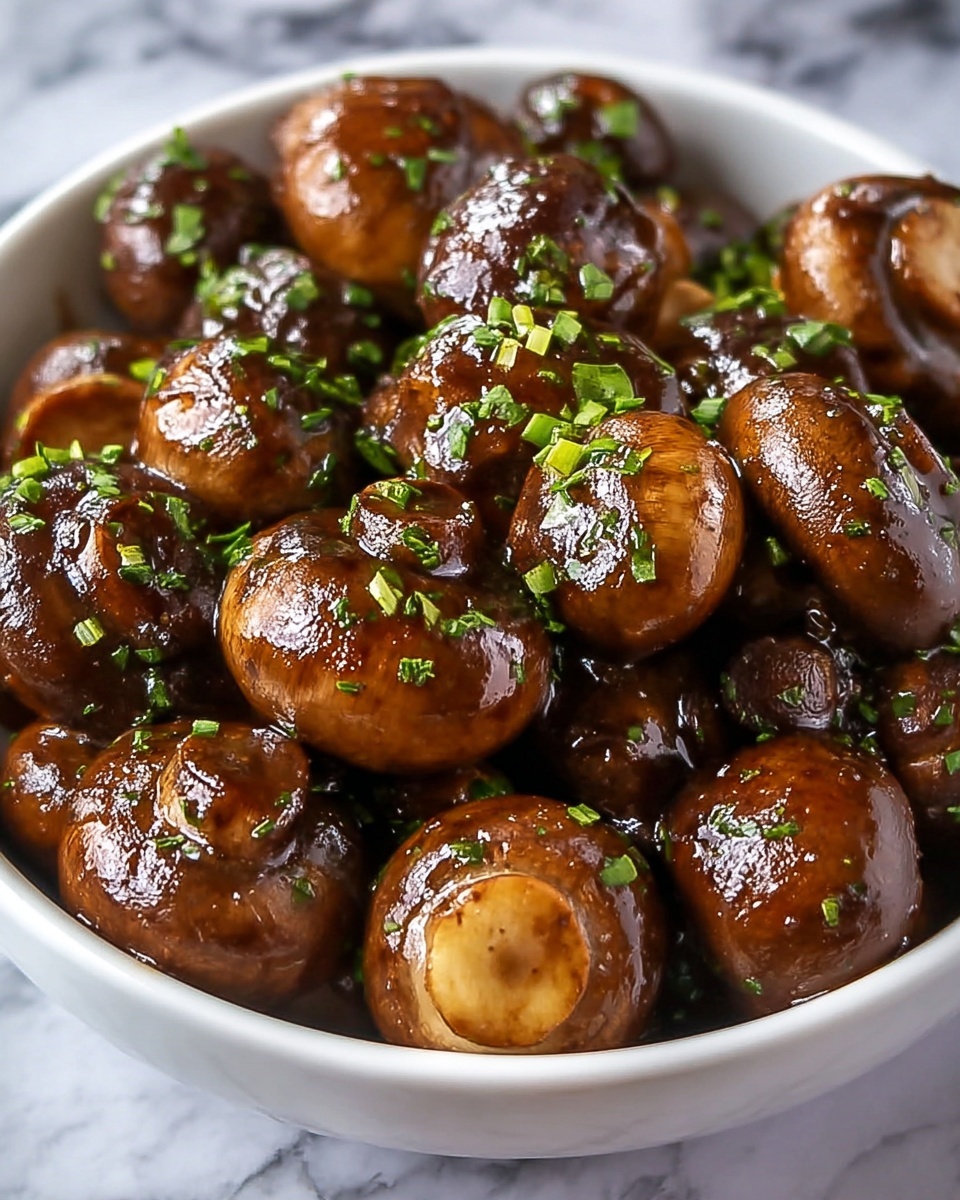 Roasted Mushrooms with Garlic, Balsamic, and Thyme Recipe - Recipe Image