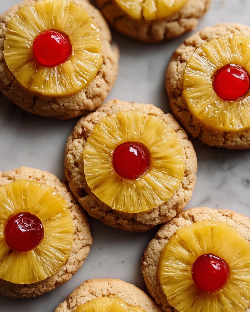 Pineapple Upside Sugar Cookies Recipe - Recipe Image