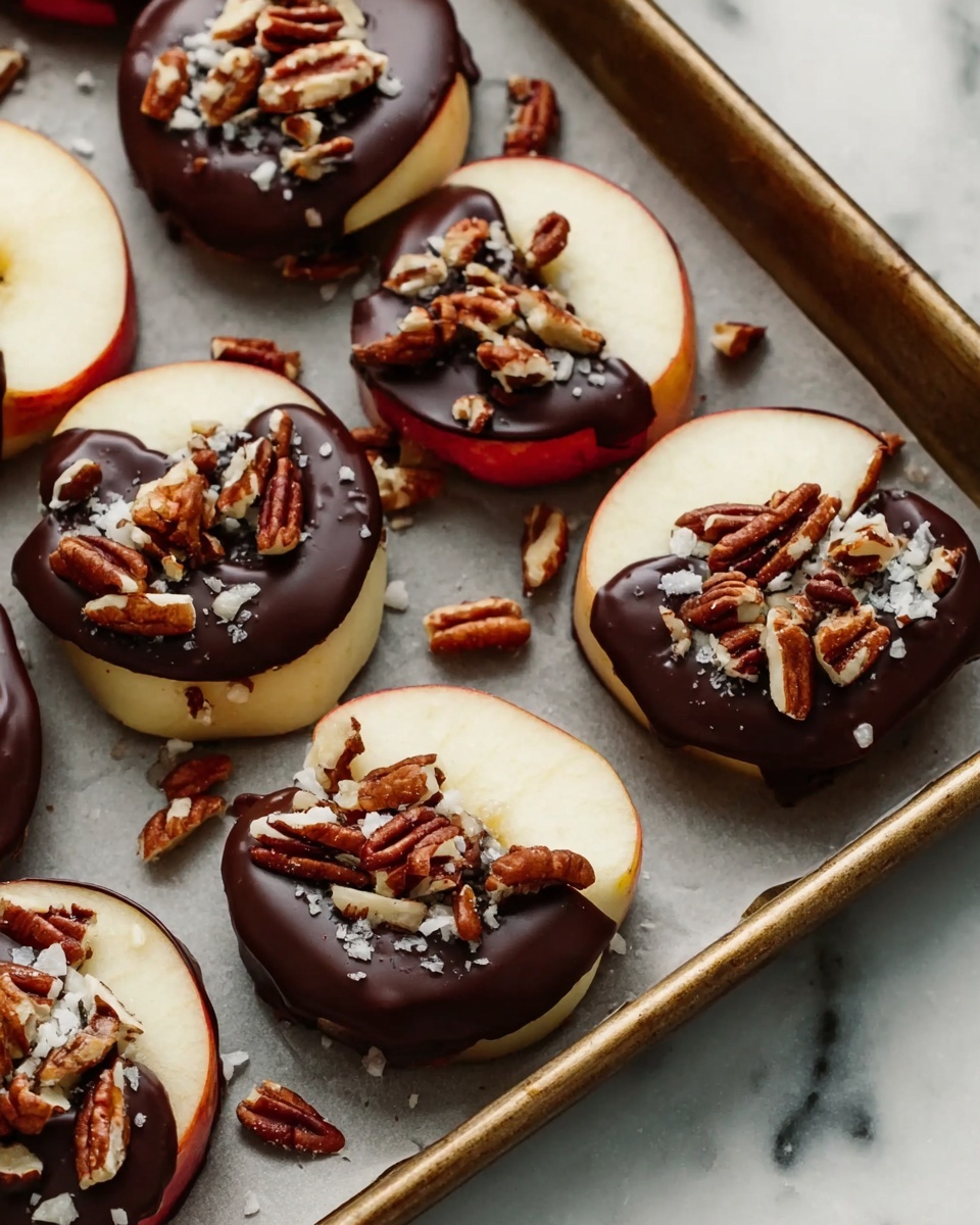 Chocolate Turtle Apple Slices Recipe - Recipe Image