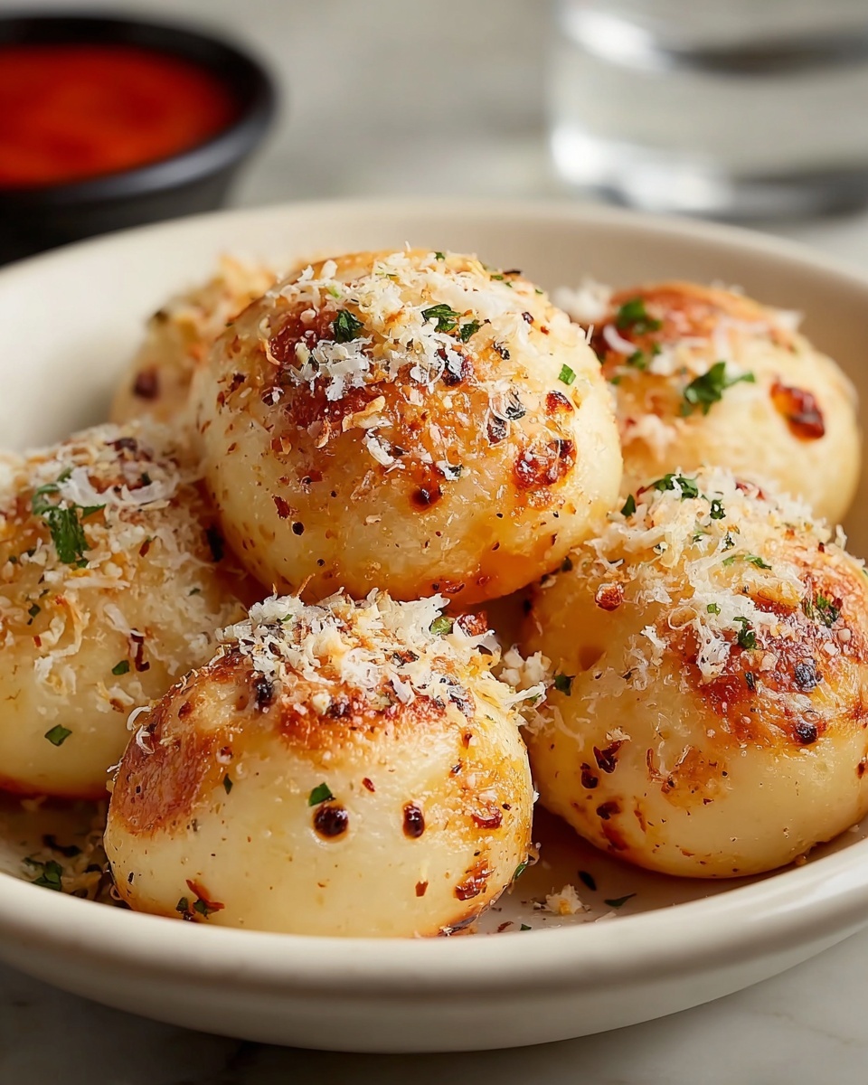 Homemade Parmesan Bread Bites Recipe - Recipe Image