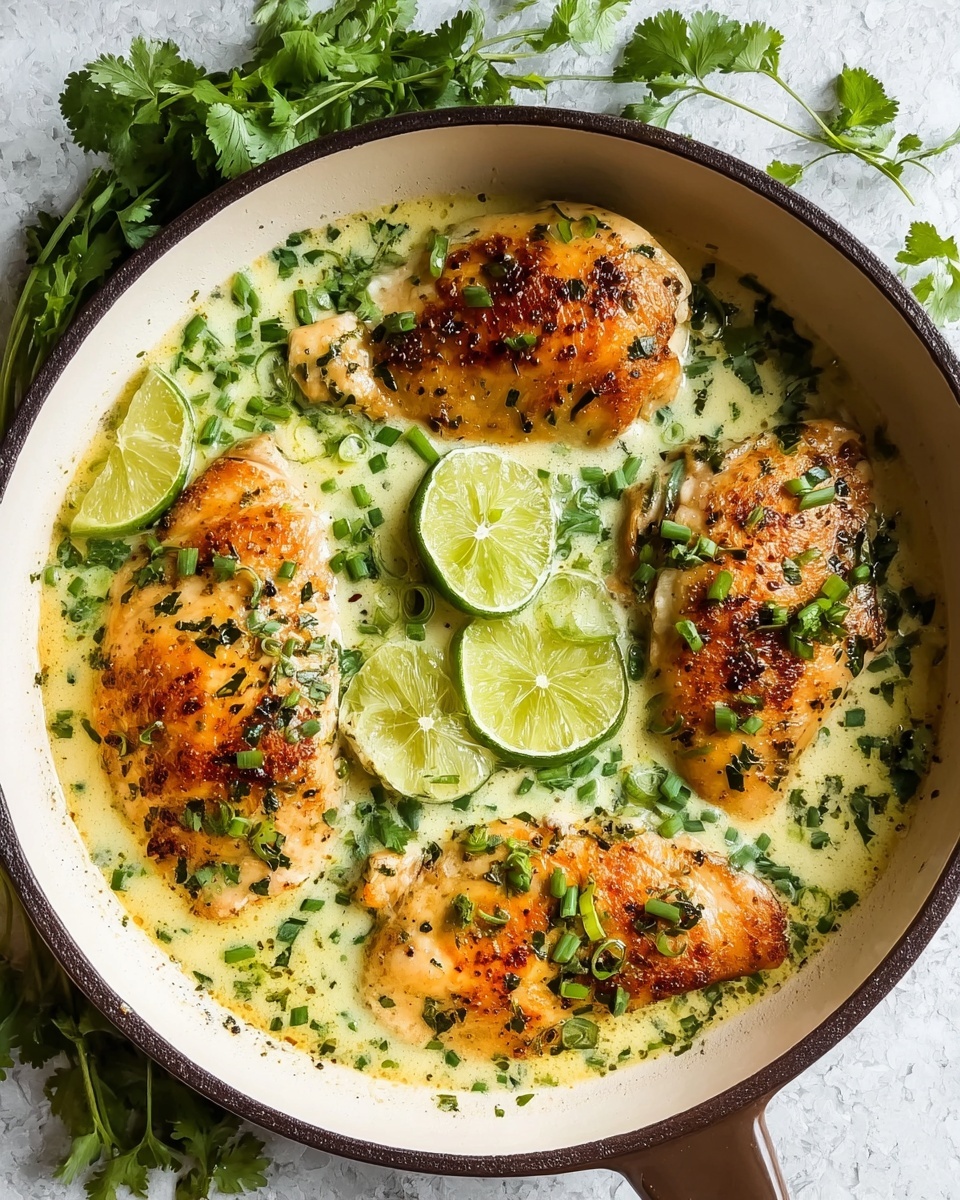 Creamy Coconut Lime Chicken Recipe - Recipe Image