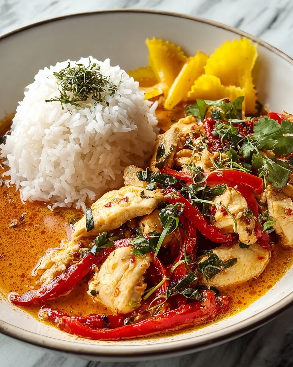 Simple Spicy Summer Coconut Chicken Curry Recipe - Recipe Image