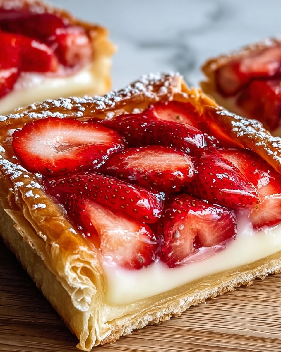 Strawberry Danish Pastries Recipe - Recipe Image