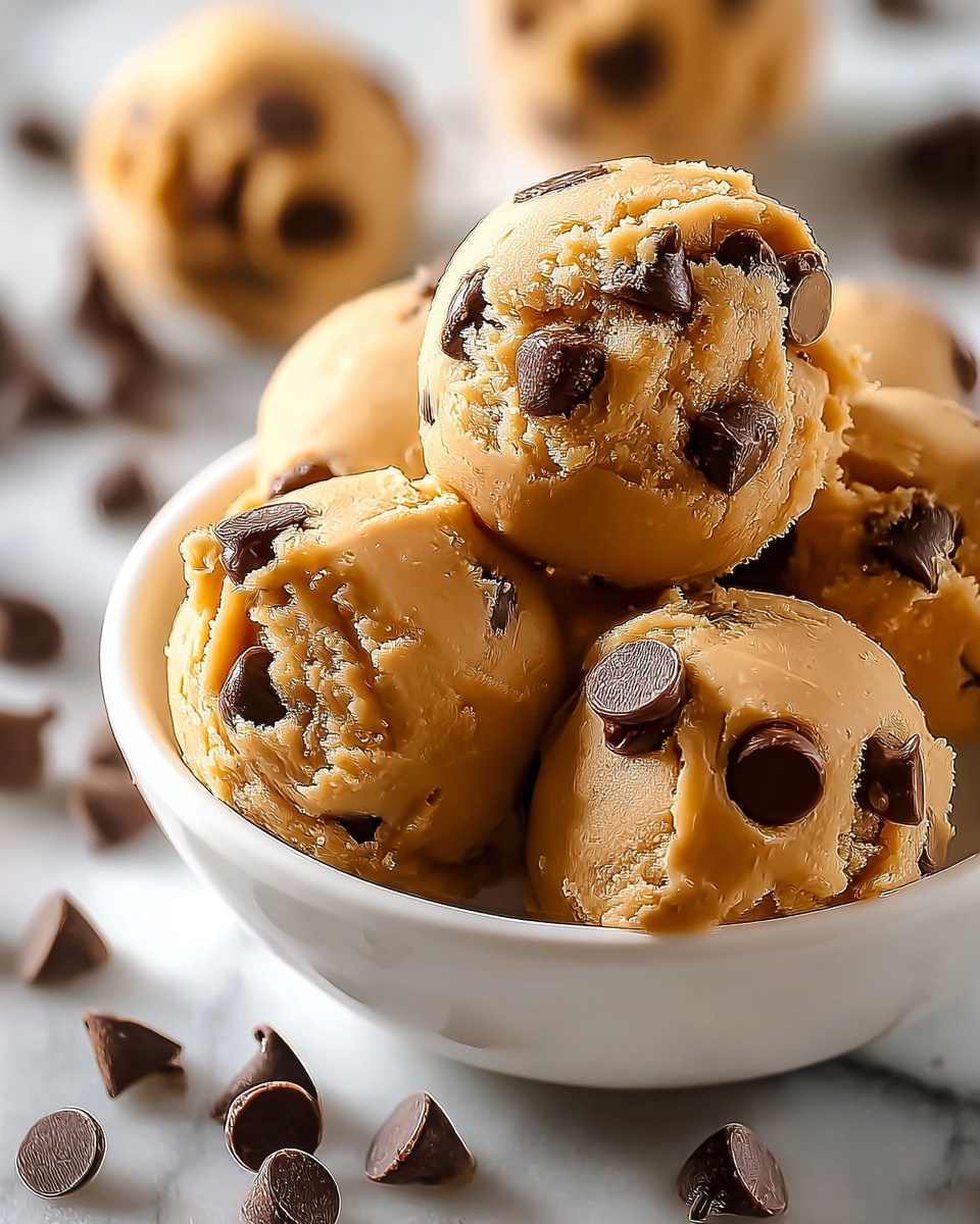 Frozen Greek Yogurt Peanut Butter Bites with Chocolate Chips Recipe - Recipe Image