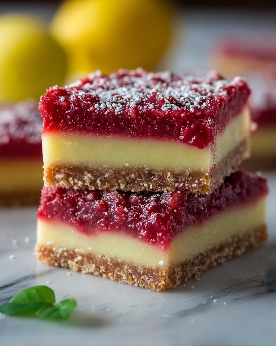 Raspberry Lemon Bars Recipe - Recipe Image