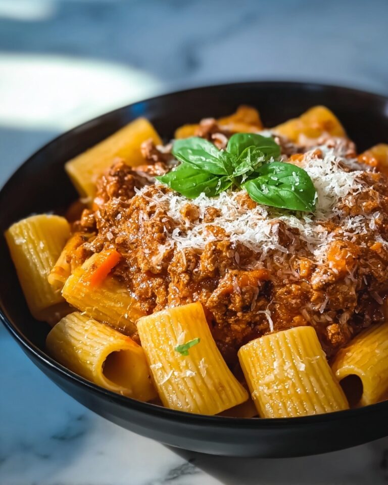 Classic Italian Pasta Bolognese Recipe