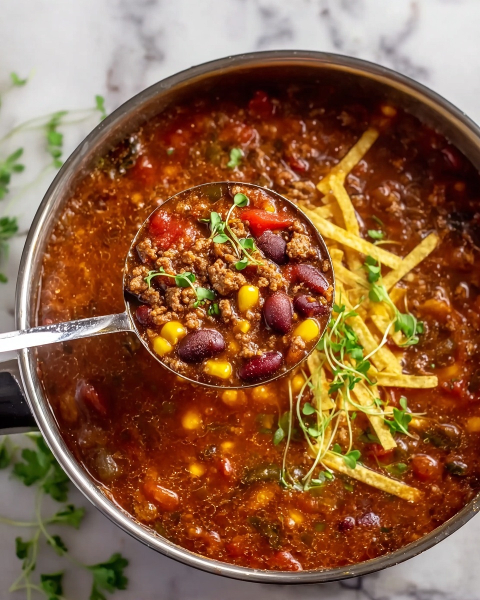 Easy Taco Soup Recipe - Recipe Image