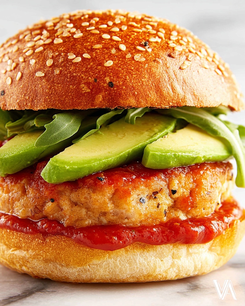 Turkey Burger with Chipotle Mayo and Fresh Toppings Recipe - Recipe Image
