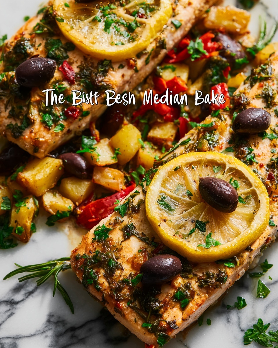 The Best Mediterranean Baked Fish Recipe - Recipe Image