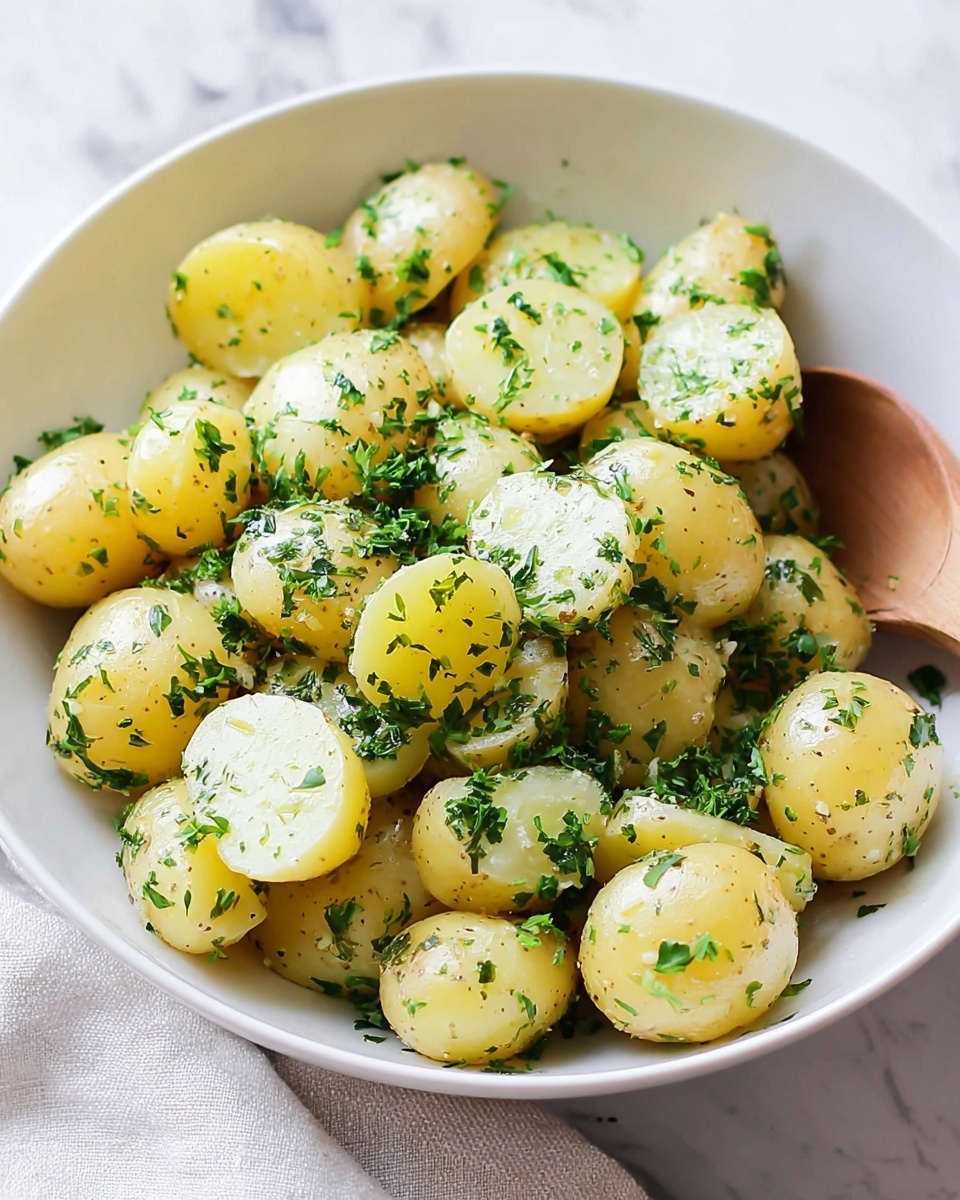 Simple Garlic-Infused Parsley Potatoes Recipe - Recipe Image