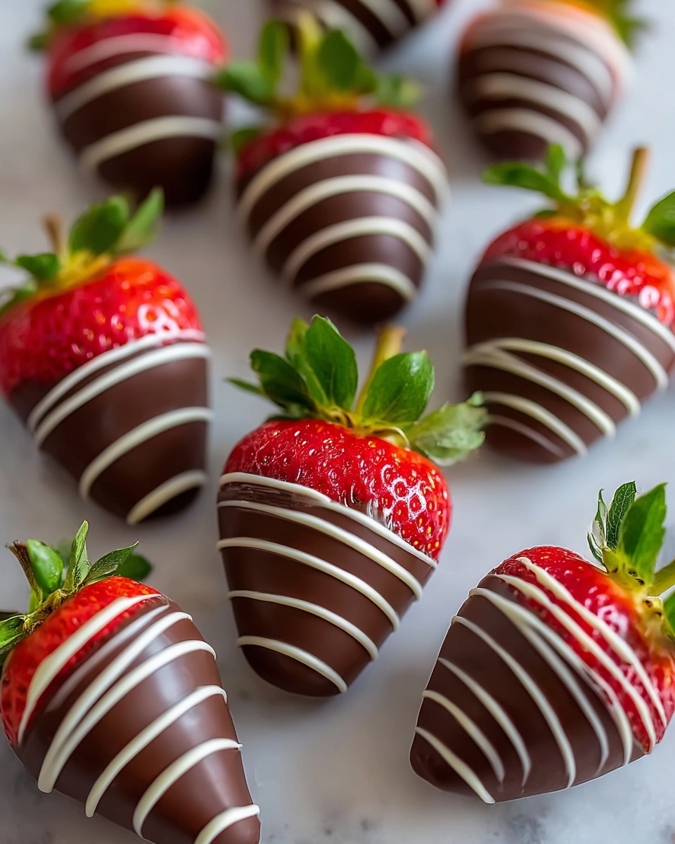 Simple Chocolate Covered Strawberries Recipe - Recipe Image