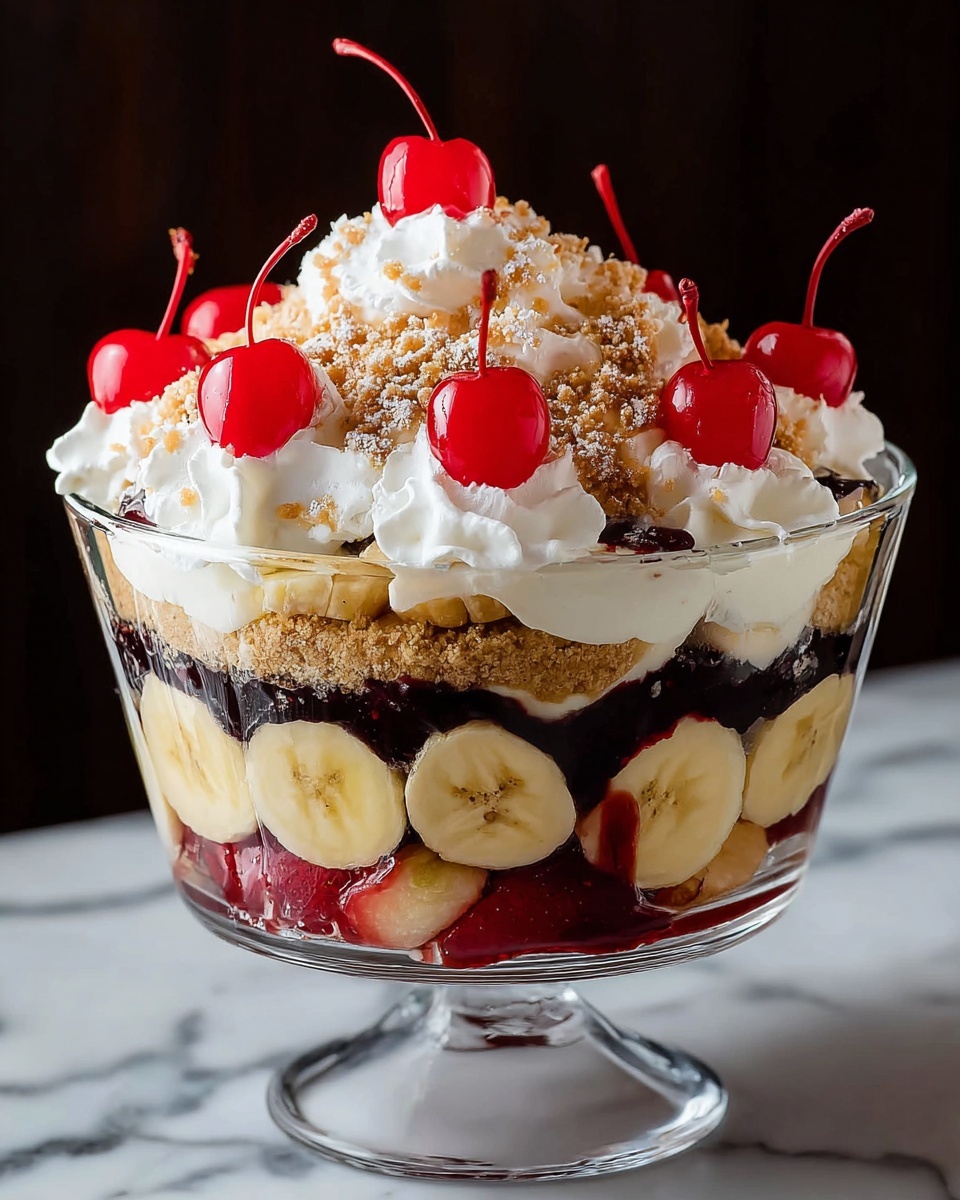 Banana Split Trifle Recipe - Recipe Image