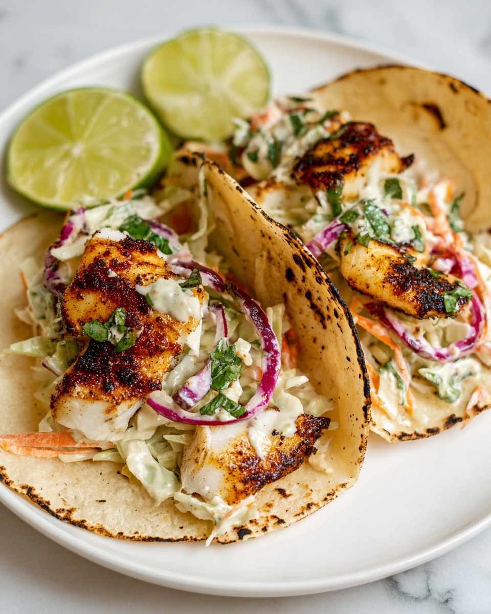 Blackened Fish Tacos Recipe - Recipe Image