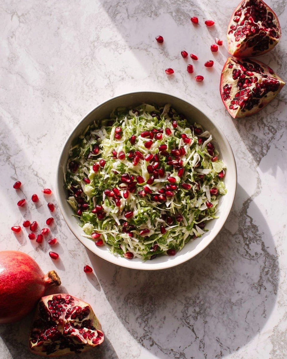 Pomegranate Brussels Sprouts Salad Recipe - Recipe Image