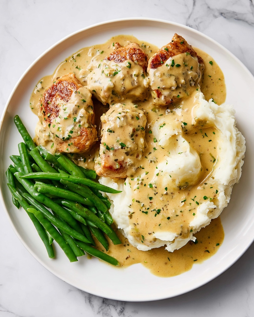 Pesto Pork Tenderloin in Creamy Sauce Recipe - Recipe Image