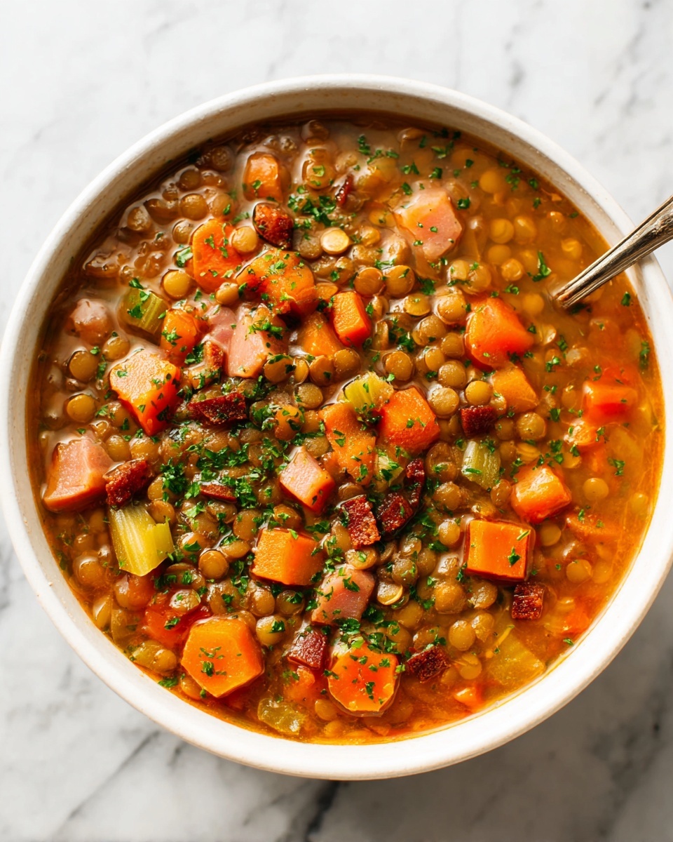 Ham and Lentil Soup (Slow Cooker) Recipe - Recipe Image