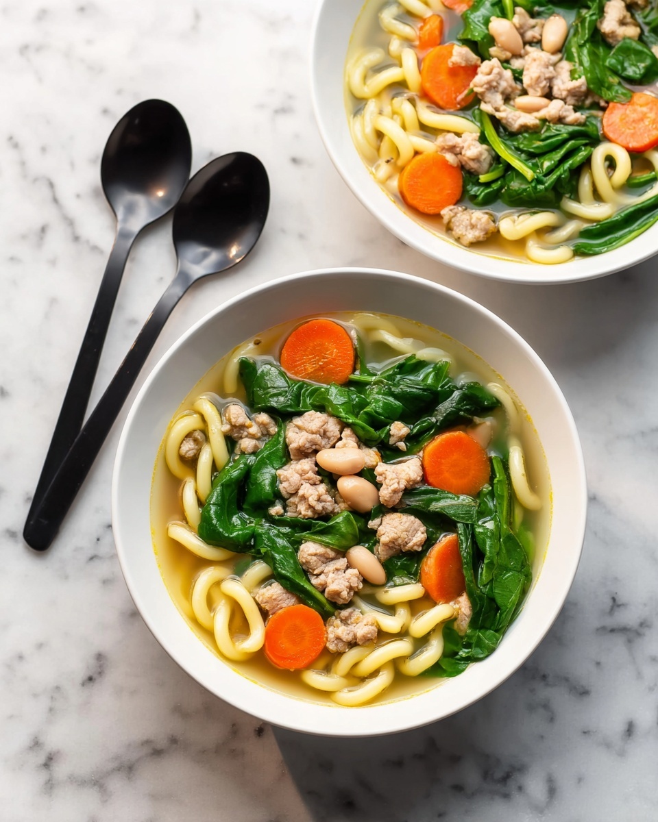 Ground Turkey Soup with Vegetables and Pasta Recipe - Recipe Image