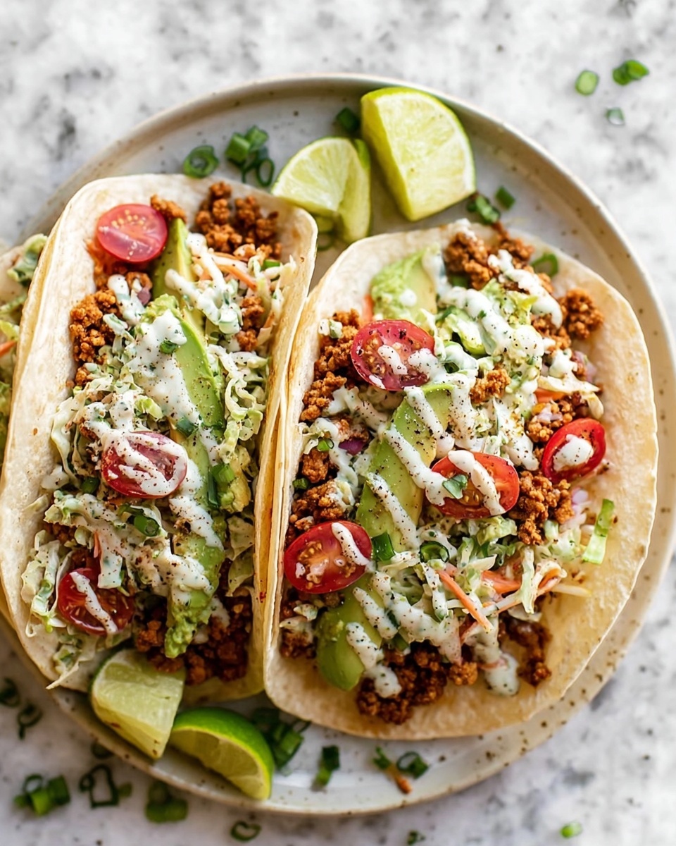 Ground Pork Tacos with Apple Slaw Recipe - Recipe Image