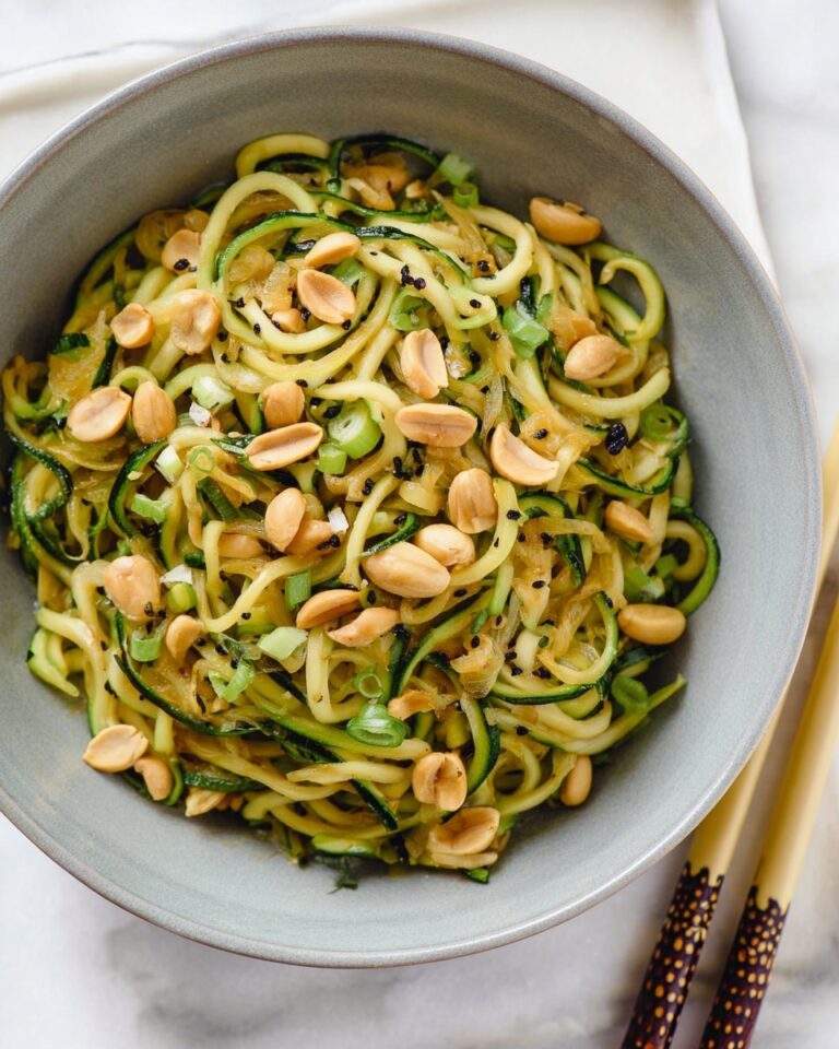 Kung Pao Zoodles Recipe