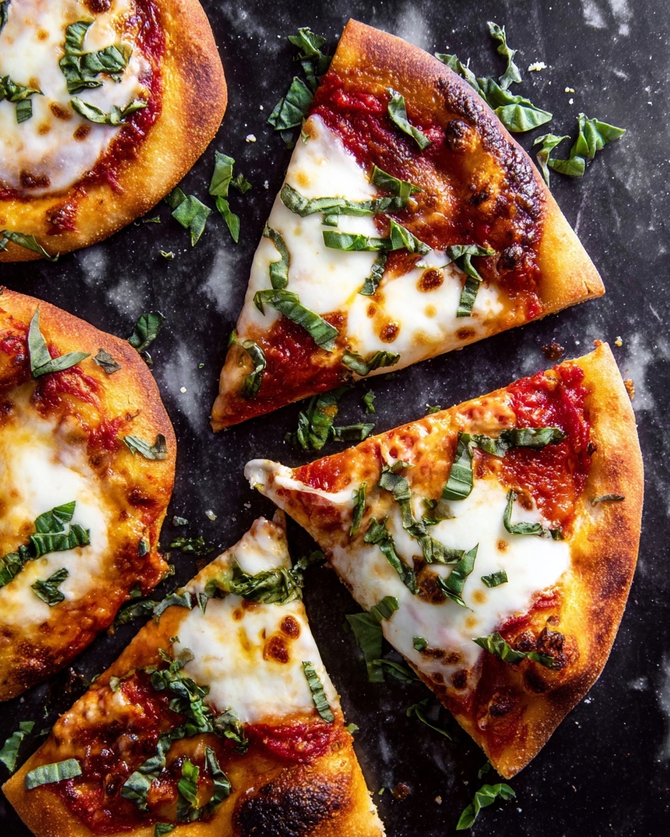 10 Minute Margherita Naan Pizza Recipe - Recipe Image