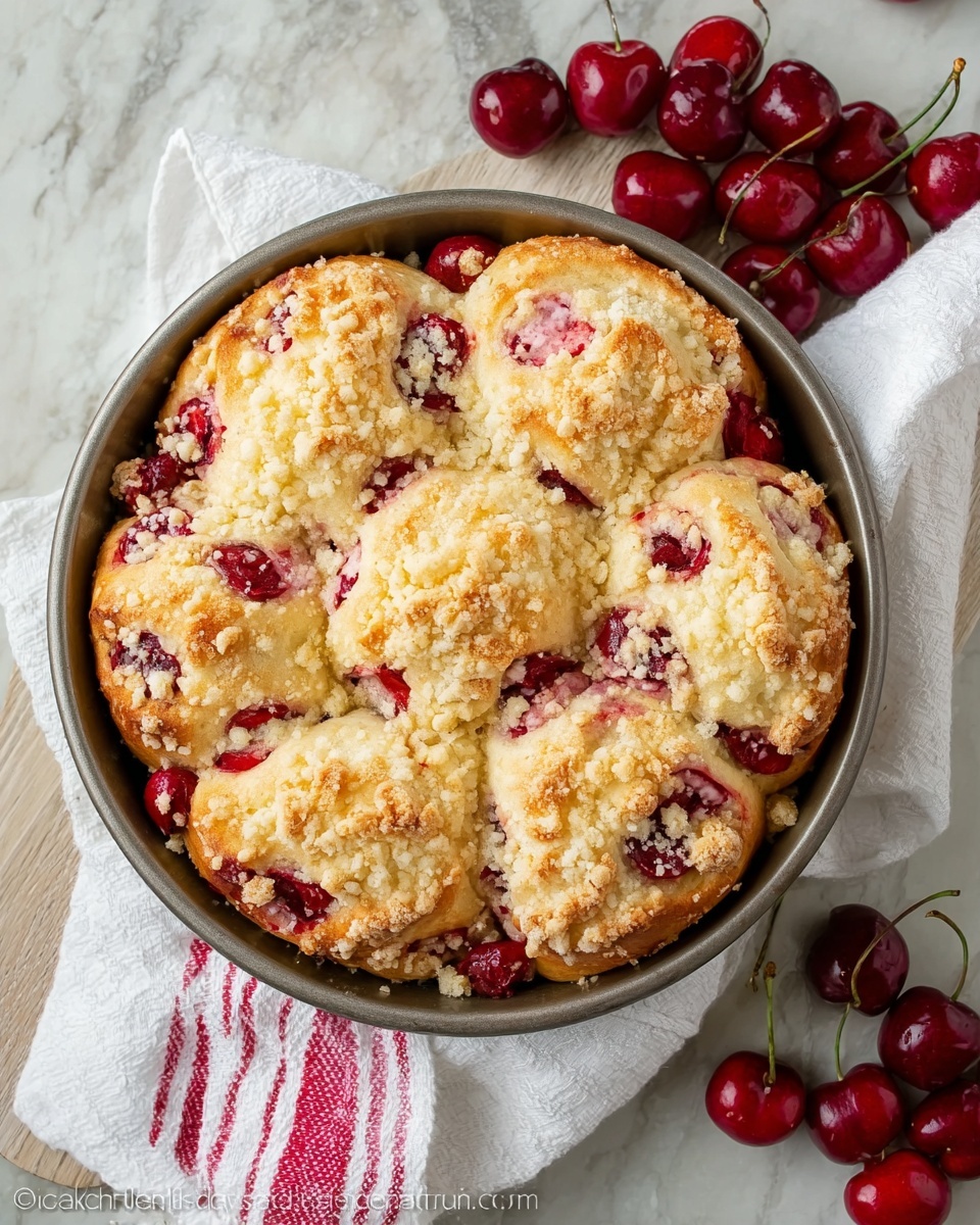 Sweet Cherry Filled Buns (Vatrushki Recipe) Recipe - Recipe Image