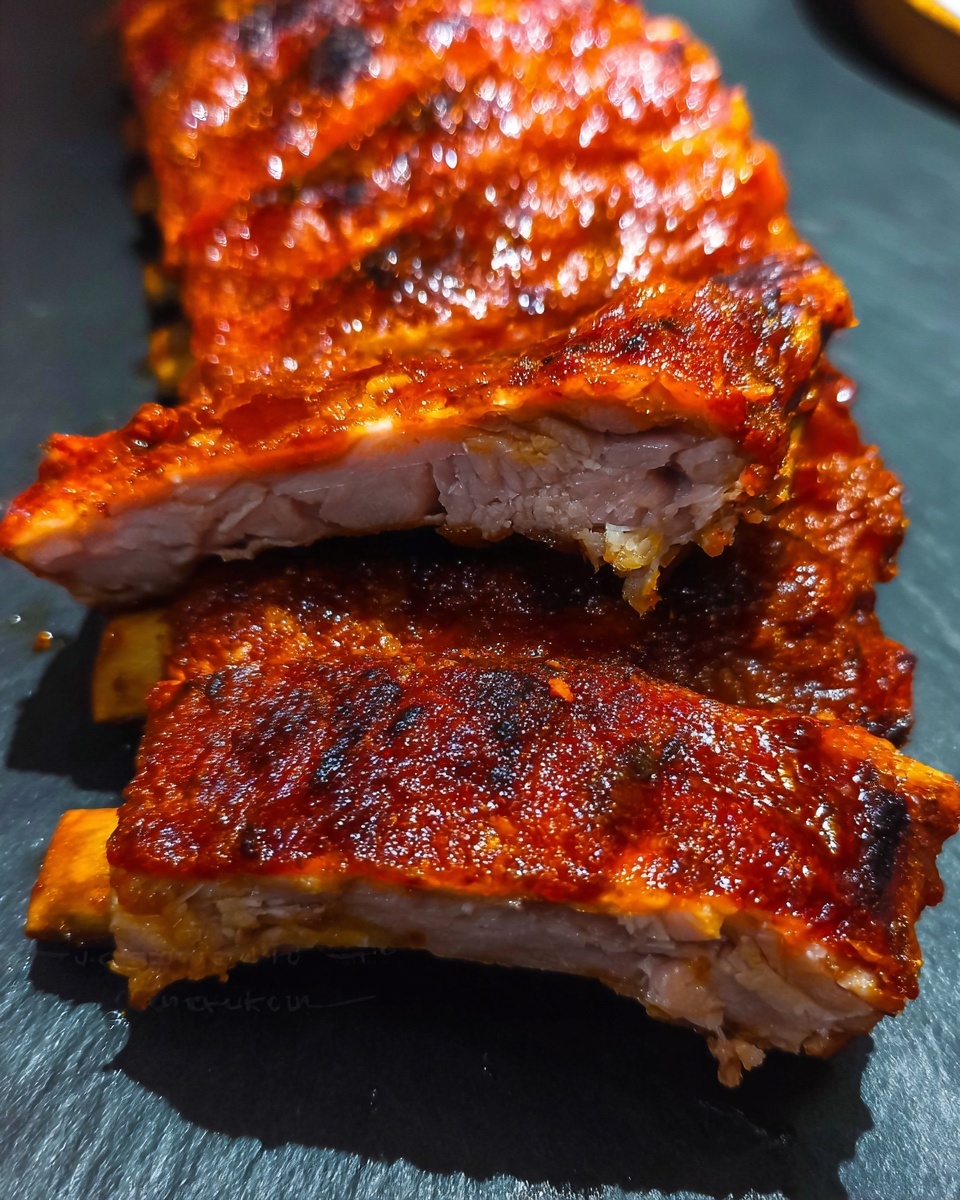 Instant Pot Baby Back Ribs with Apple Juice and BBQ Sauce Recipe - Recipe Image