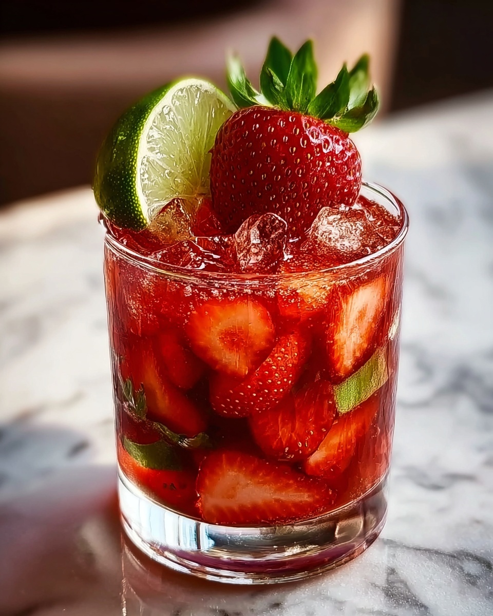 Viral & Refreshing Strawberry Dirty Sprite Recipe - Recipe Image